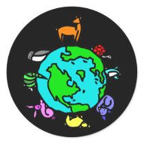 Animal Planet Round Sticker