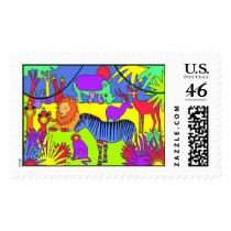 Animal Postage Stamp