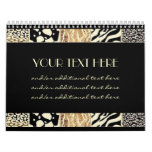 Animal Print Border Calendar