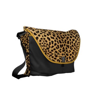 Animal Print Cheetah Pattern Commuter Bags by PatternPandemonium