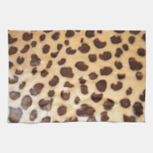 animal print cotton kitchen towel