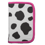 Animal Print Fur Skin Cow White, Black Planners