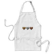 Animal Print Hearts Aprons