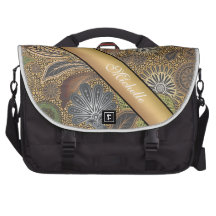 Animal Print Paisley Pattern Laptop Bag