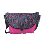 Animal Print  Pattern Rickshaw Messenger Bag