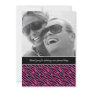 Animal Print Photo Card T...