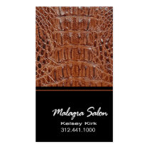 Animal Print "Sexy Alligator" Designer Business Card Templates