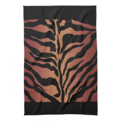 Animal Print Tiger Striped Home Decor Kitchen Towel