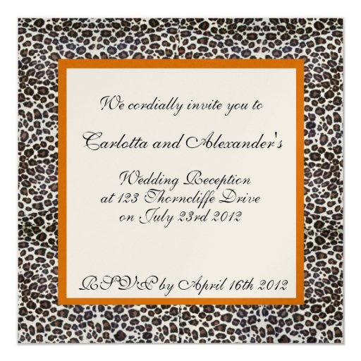 animal print wedding invitations animal print wedding invitations zazzle animal print wedding invitations animal print wedding invitations zazzle