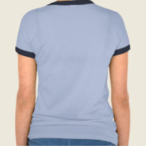 Animal Prison Cage ( back ) Ladies Ringer T-Shirt