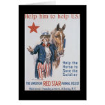 Animal Relief World War II Greeting Card