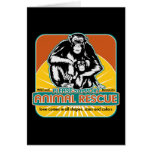 Animal Rescue Chimpanzee Greeting Cards