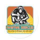Animal Rescue Chimpanzee Sticker