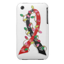 Animal Rescue Christmas Lights Ribbon Iphone 3 Cover