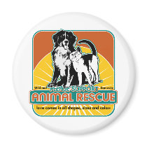 Animal Rescue Dog and Cat Magnet
