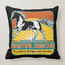 Animal Rescue Horse Pillows