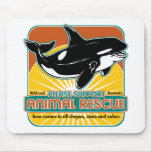 Animal Rescue Whale Mouse Pad