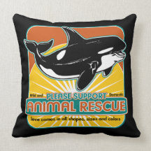 Animal Rescue Whale Pillows
