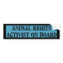 Animal Rights bumper stickers
