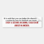 ANIMAL RIGHTS BUMPER STICKER
