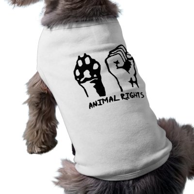Animal Rights Dog Shirt by veganjapan