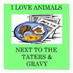 animal rights food police joke poster