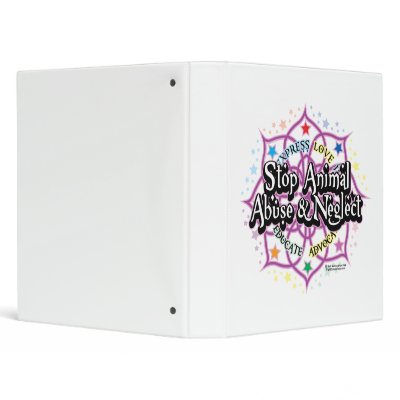 Animal Rights Lotus Binders by fightcancertees