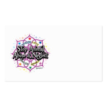 Animal Rights Lotus Business Cards
