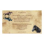 Animal Rights Poem & Spanish Mustangs Art Poster