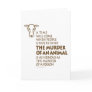 Animal Rights Quote Greeting Card