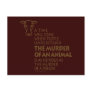 Animal Rights Quote Postcard