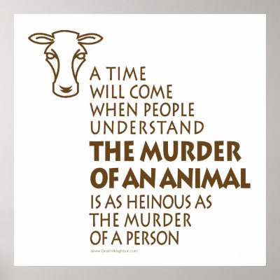 Animal Rights Quote Posters by GreenNeighborVeggie