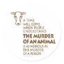 Animal Rights Quote Sticker