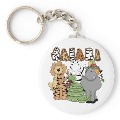 Animal Safari keychains
