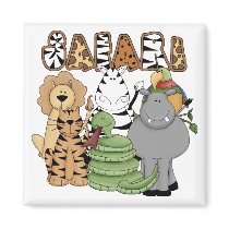 Animal Safari magnets
