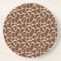 Animal safari print series - giraffe coasters