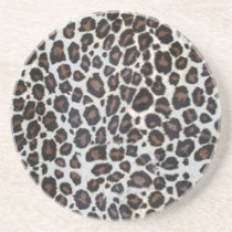 Animal safari print series - leopard coasters