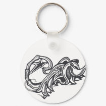 animal scorpion tribal star tattoo keychains