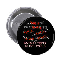 Animal Tests Don't Work Button