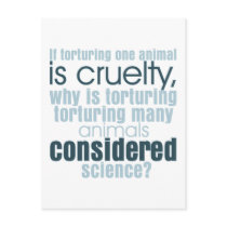 Animal Torture Postcards