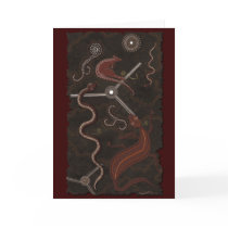 "Animal Tracks" Australian Aboriginal Art Cards