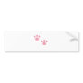 Animal tracks bumper stickers