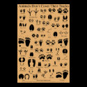 Animal Tracks Poster posters by tracker8459 Animal Tracks Poster posters