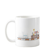 Animal Train Long mugs by graphxpro Animal Train Long mugs