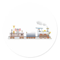 Animal Train stickers