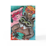 Animal Trick or Treaters Greeting Cards