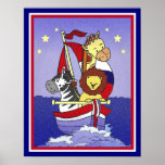 Animal Voyage Americana with border Posters Animal Voyage Americana with border Posters