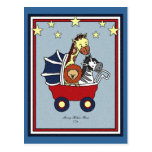 Animal Walk Americana Style Postcards