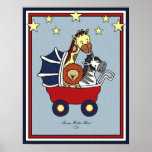 Animal Walk Americana Style Poster Animal Walk Americana Style Poster