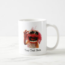 Animal wearing sunglasses coffee mug